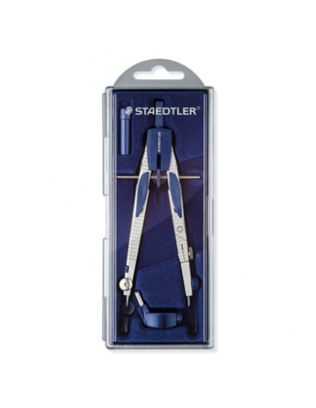 Compasso scolastico a frizione Staedtler Mars 553 argento/blu 553 01