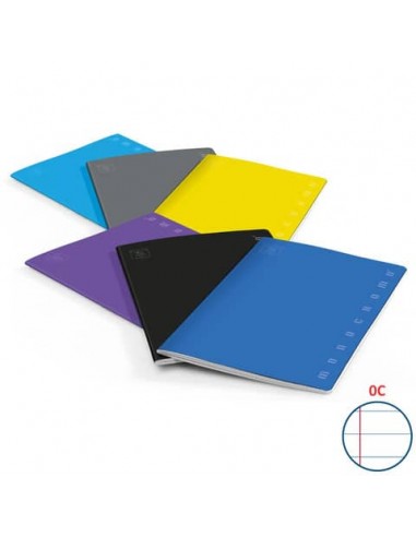 Quaderno 42 fogli PIGNA Monocromo A5 a righe C assortiti 02217780C
