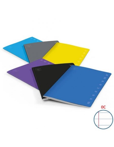 Quaderno 42 fogli PIGNA Monocromo A5 a righe C assortiti 02217780C Quaderno 42 fogli PIGNA Monocromo A5 a righe C assortiti 02217780C