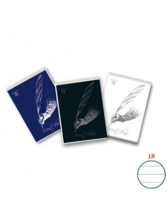 Blocco con punto metallico 70 fogli PIGNA Mont Blanc A4 a righe 1R assortiti 02291211R