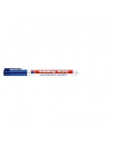 Marcatore permanente edding 400 punta conica 1 mm blu E-400 003