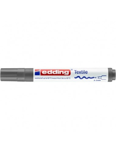Marcatore per tessuti edding 4500 punta conica 2-3 mm grigio E-4500 012