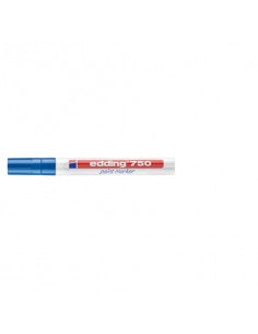 Marcatore a vernice edding 750 punta conica 2-4 mm blu E-750 003