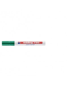Marcatore a vernice edding 750 punta conica 2-4 mm verde E-750 004
