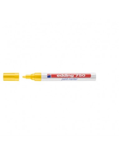 Marcatore a vernice edding 750 punta conica 2-4 mm giallo E-750 005