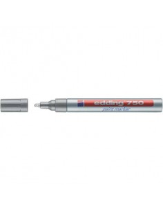 Marcatore a vernice edding 750 punta conica 2-4 mm argento E-750 054
