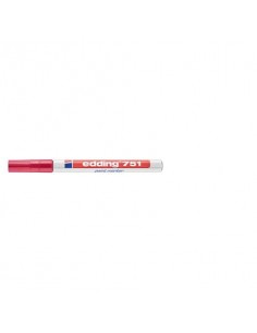 Marcatore a vernice edding 751 punta conica 1-2 mm rosso E-751 002