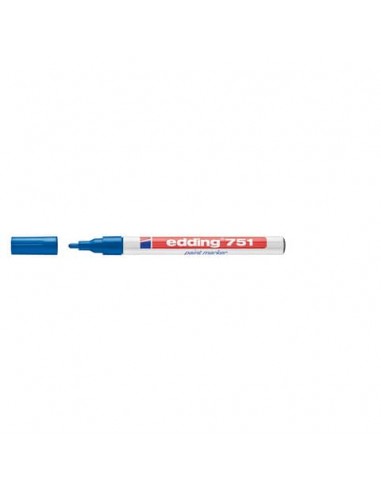 Marcatore a vernice edding 751 punta conica 1-2 mm blu E-751 003