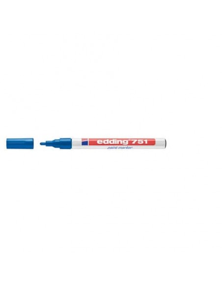 Marcatore a vernice edding 751 punta conica 1-2 mm blu E-751 003