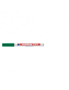Marcatore a vernice edding 751 punta conica 1-2 mm verde E-751 004