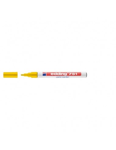 Marcatore a vernice edding 751 punta conica 1-2 mm giallo E-751 005