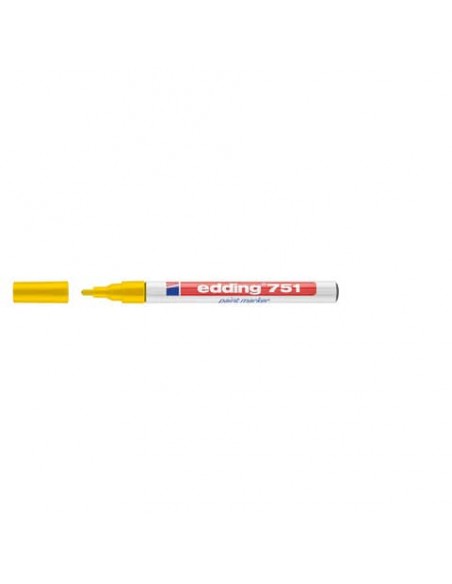 Marcatore a vernice edding 751 punta conica 1-2 mm giallo E-751 005