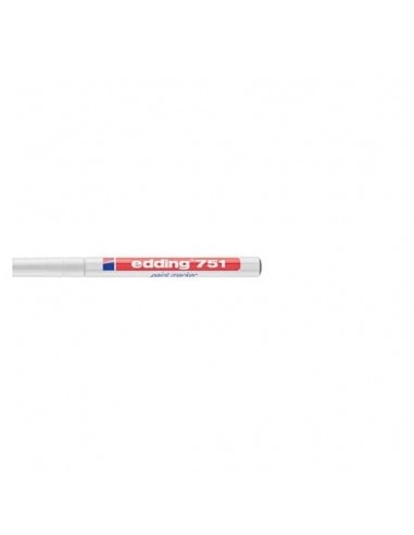 Marcatore a vernice edding 751 punta conica 1-2 mm bianco E-751 049