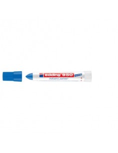 Marcatore a cera edding 950 punta conica 10 mm blu E-950 003