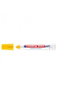 Marcatore a cera edding 950 punta conica 10 mm giallo E-950 005