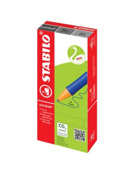 Penna a sfera a scatto Stabilo Pointball  0