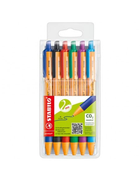 Penne a sfera a scatto Stabilo Pointball  0