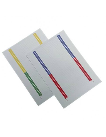 Cartoncini di ricambio BERTESI per cartelle sospese armadio mod. Beta conf. 10 ff da 40 (400 cartoncini) - 031 10