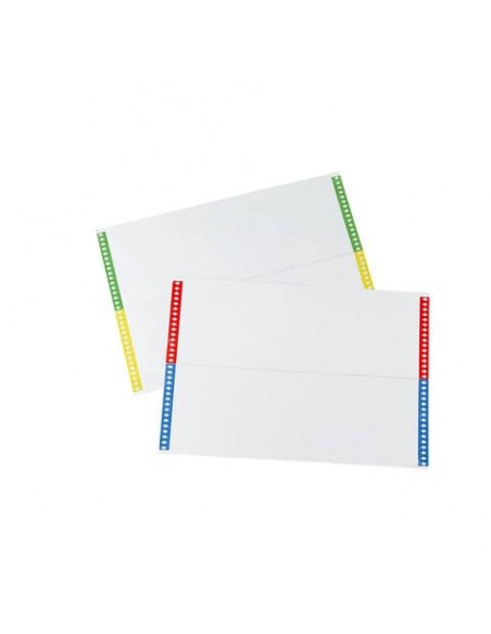 Cartoncini di ricambio BERTESI per cartelle sospese cassetto - ass.ti conf. 10 ff da 28 (280 cartoncini) - 032 10
