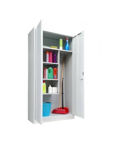 Armadio porta scope KUBO 2 ante 90x41x181