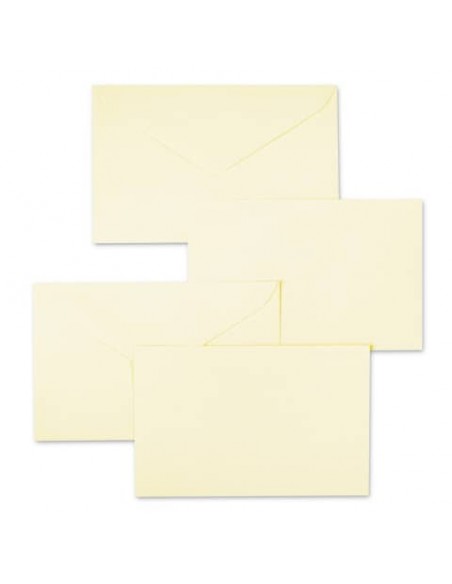 Biglietti con busta Ellebi - Sadoch Ivory ''formato 9'' 9x14 cm avorio Conf. 100 pezzi - 8319AVO
