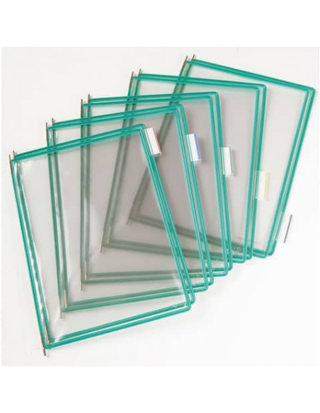 Buste per leggio Tarifold® T-Technic A4 verde - PVC bordo rinforzato Conf. 10 pezzi - B114005