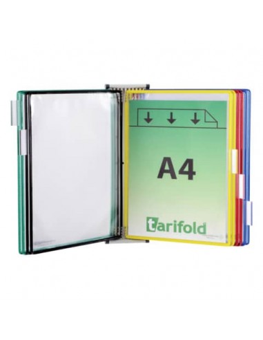 Leggio murale Tarifold® A4 10 buste in PVC B414609