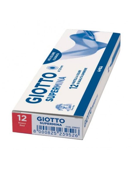 Matita colorata GIOTTO Supermina rosso 12 - 23901200