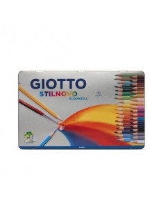 Matite acquarellabili GIOTTO Stilnovo Acquarell assortiti scatola in metallo da 36 - 25640000
