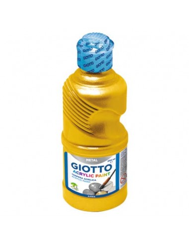 Tempere a base acrilica GIOTTO Acrylic Paint flacone 250 ml oro 53380000