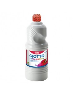 Tempera a base d'acqua GIOTTO Extra Quality flacone 1 lt bianco 533401