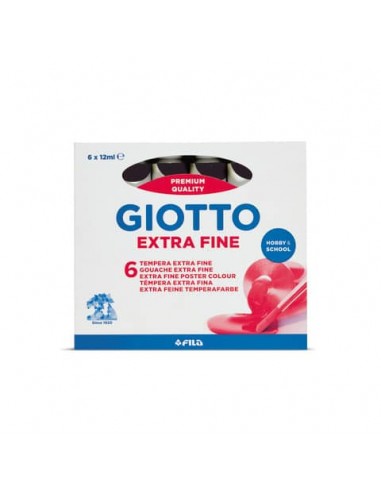 Tempera GIOTTO Extra 12 ml nero  35202400