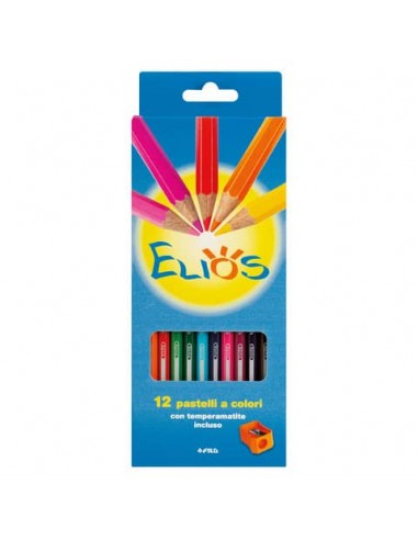 Matite colorate FILA Elios assortiti astuccio da 36 + temperino - F274600