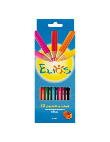 Matite colorate FILA Elios assortiti astuccio da 36 + temperino - F274600