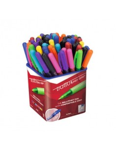 Penna a sfera TRATTO 1Uno Grip 1 mm assortiti barattolo da 60 - 812500