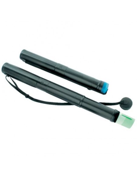 Tubo porta disegni Ø 75 mm TECNOSTYL estensibile a 2 moduli 70-120 cm nero 80