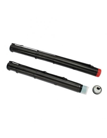 Tubo porta disegni Ø 80 mm TECNOSTYL estensibile a 3 moduli 50-110 cm nero EXT/1