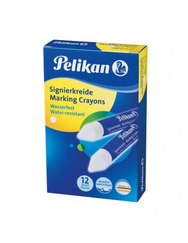 Pastello industriale Pelikan 762 bianco  conf. da 12 - 701052