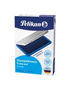 Cuscinetto inchiostrato per timbri Pelikan nr. 2 7x11 cm blu 331017
