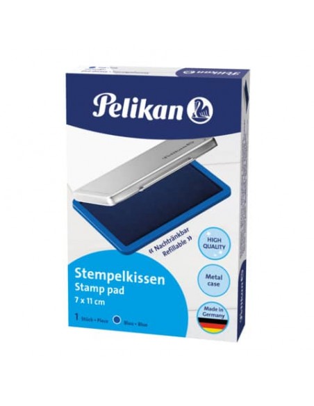 Cuscinetto inchiostrato per timbri Pelikan nr. 2 7x11 cm blu 331017