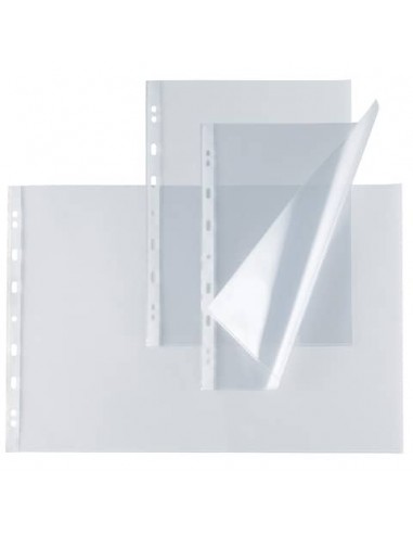 Buste in PP liscio Sei Rota Atla T 150 - alto spessore trasparente 22x30 cm - conf. 25 buste - 662220
