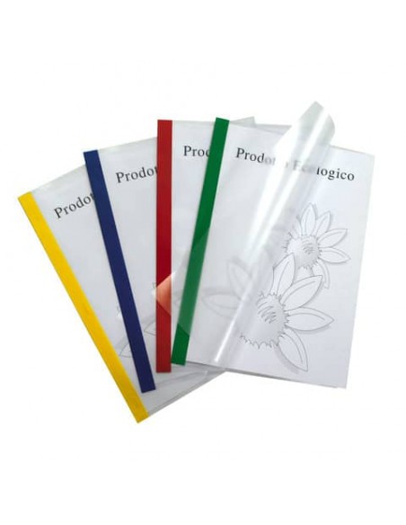 Cartelline per rilegatura Sei Rota Poli 200 verde - formato A4 conf. 10 pz. - 66230505