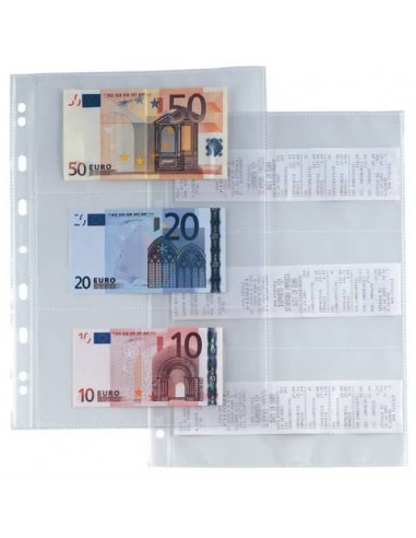Buste porta banconote scontrini foratura universale Sei Rota Atla 6 spazi 9