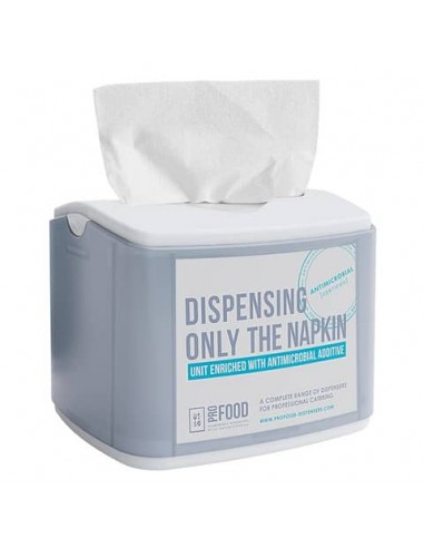 Distributore tovaglioli da bar Hylab in ABS con capacità 150 tovaglioli grigio trasparente/bianco - PF-1/DIH-S