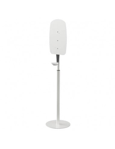 Supporto telescopico in metallo grigio per distributore elettronico gel - h130 cm - (dosatore e altri comp.ti ESCLUSI)