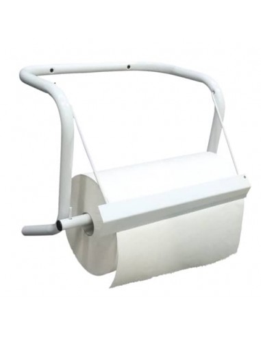 Portarotolo industriale in metallo Hylab Ø 40 cm bianco 4098/MSV