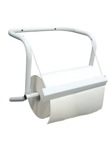 Portarotolo industriale in metallo Hylab Ø 40 cm bianco 4098/MSV