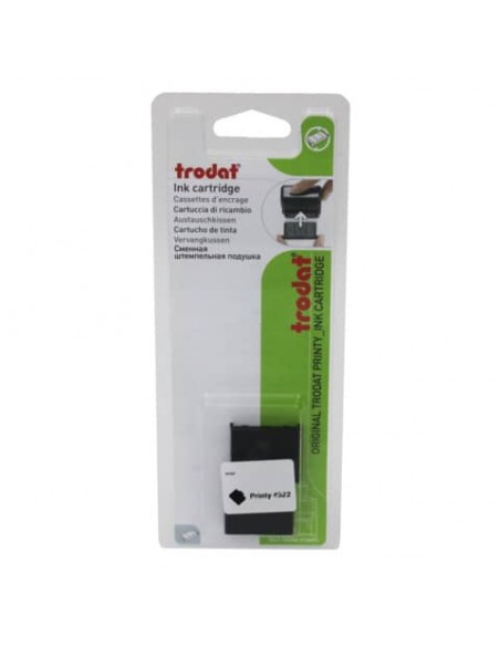 Cartucce di ricambio per PRINTY 4922 Trodat in feltro nero blister da 2 pezzi - 83308