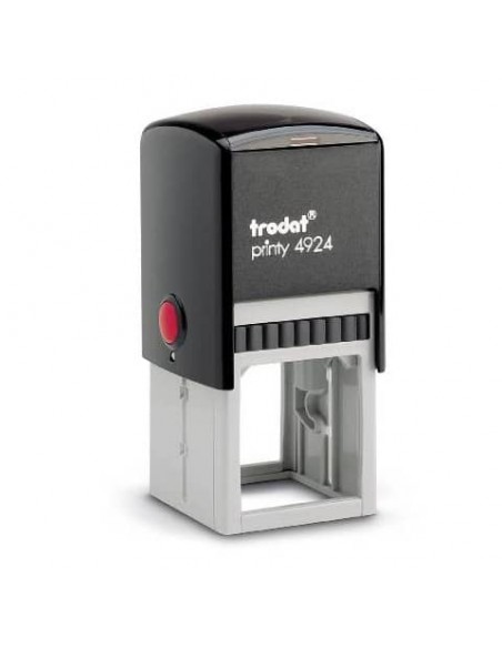 Timbro autoinchiostrante Trodat PRINTY 4924 in plastica 40x40 mm nero 176685