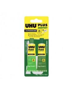 Colla bicomponente Uhu Plus Endfest 2x15 ml 7000068
